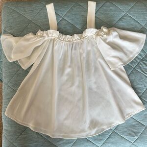 White Off-Shoulder Top